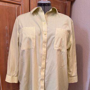 Chico's No-Iron Yellow Blouse